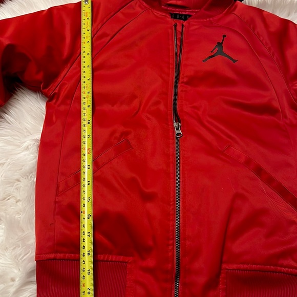 Kids Red Michael Jordan Bomber Coat - Picture 11 of 16